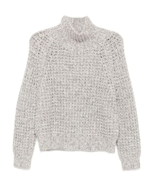 Jersey Super Chunky N.Peal Cashmere de color White