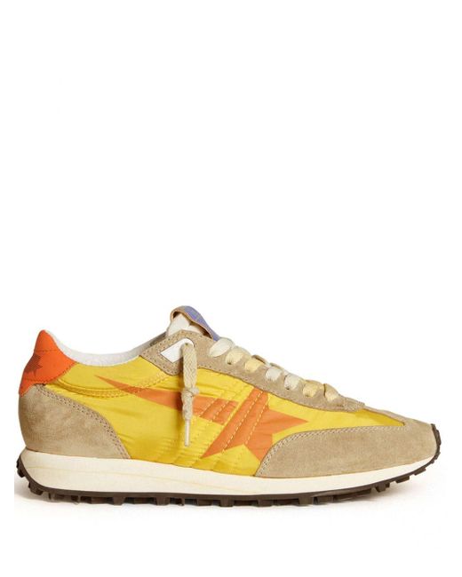 Golden Goose Deluxe Brand Yellow Star Printed Trainers