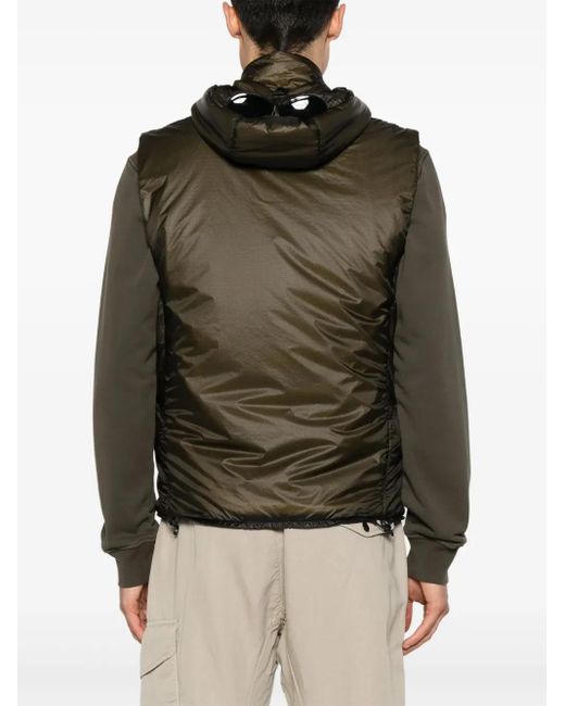メンズ C P Company Nada Shell Vest Green