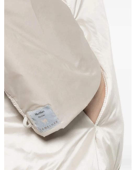 Max Mara The Cube Donsjack Met Capuchon in het White