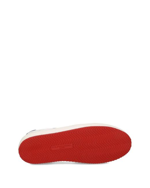Philippe Model White Nice Baseball-Stitch Platform Sneakers for men