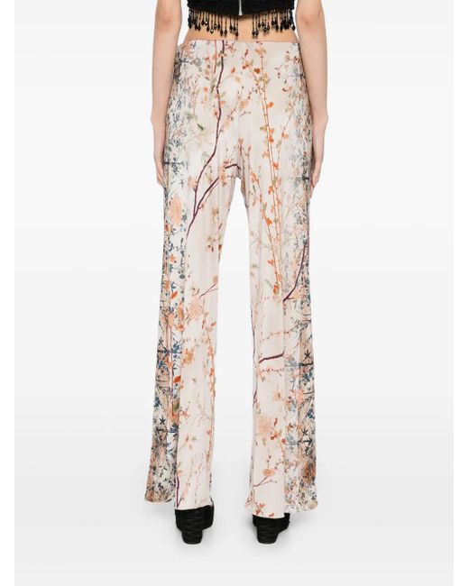 Pierre Louis Mascia Broek Met Print in het Natural