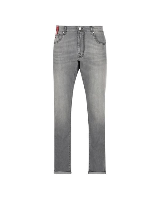 Sartoria Tramarossa Gray Michelangelo Jeans for men