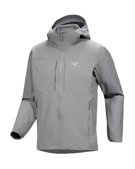 Arc'teryx Gray Gamma Hooded Jacket for men