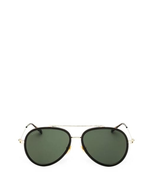 Gucci Green Pilot-Frame Sunglasses for men
