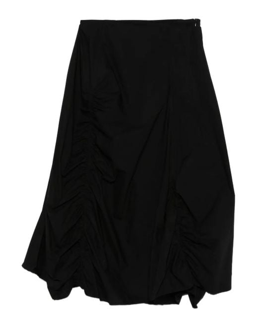 Rundholz ギャザー スカート Black