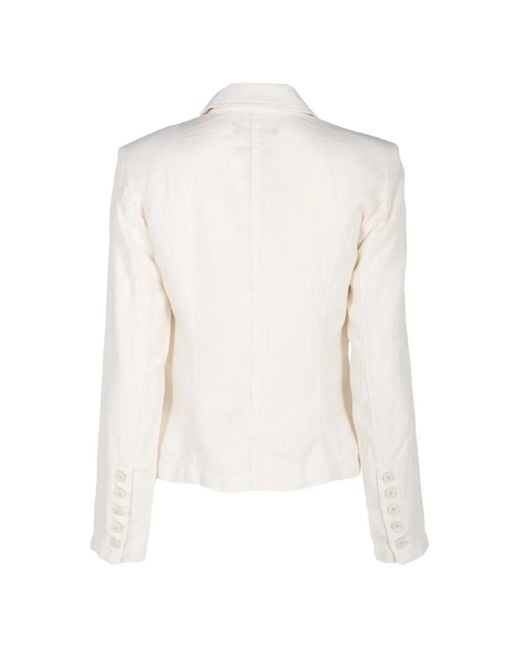 L'Agence White Emerson Structured Blazer
