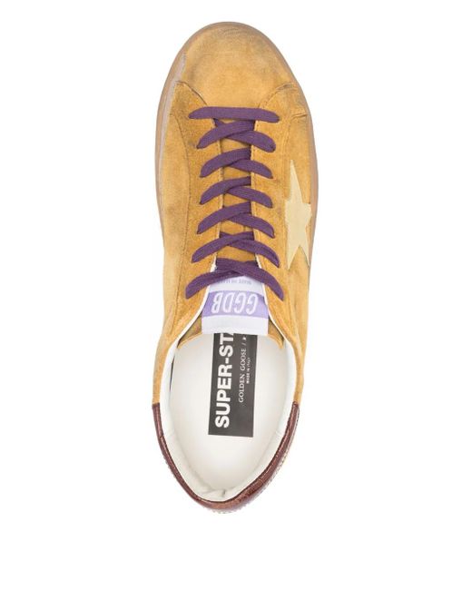 Golden Goose Deluxe Brand Brown Super Star Suede Sneakers for men