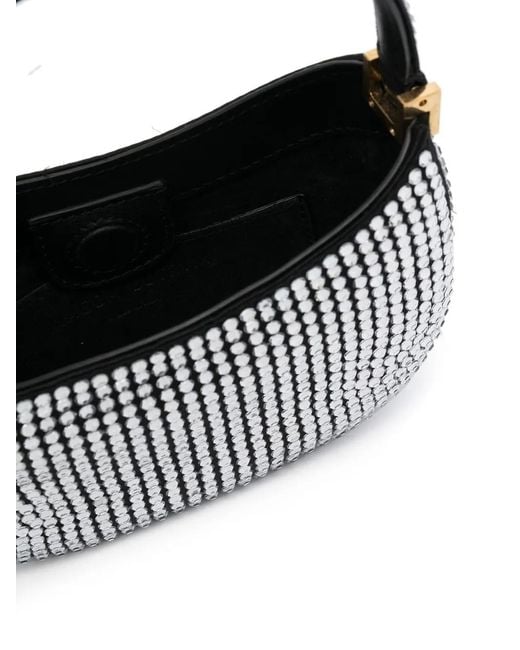 Magda Butrym White Crystal-Embellished Shoulder-Bag