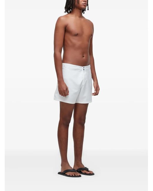 Osklen White New Britt Swim Shorts for men