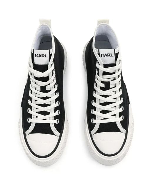 Karl Lagerfeld Kampus Max Sneakers in het Black
