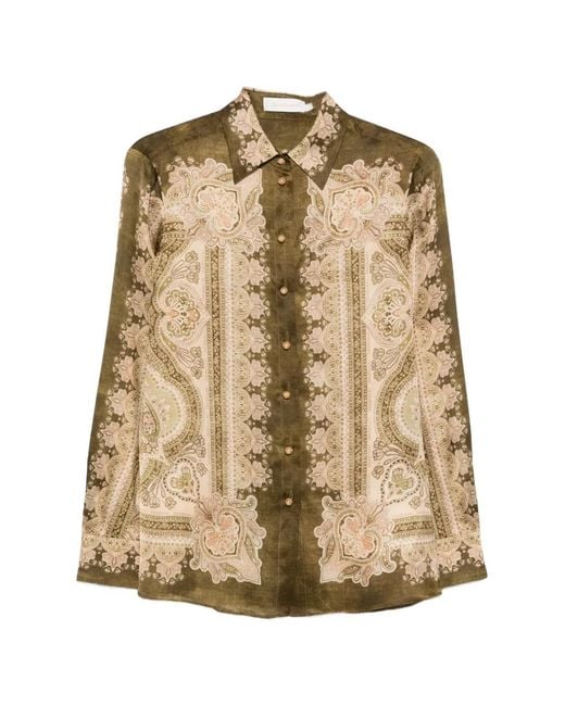 Zimmermann Natural Mini Shirts