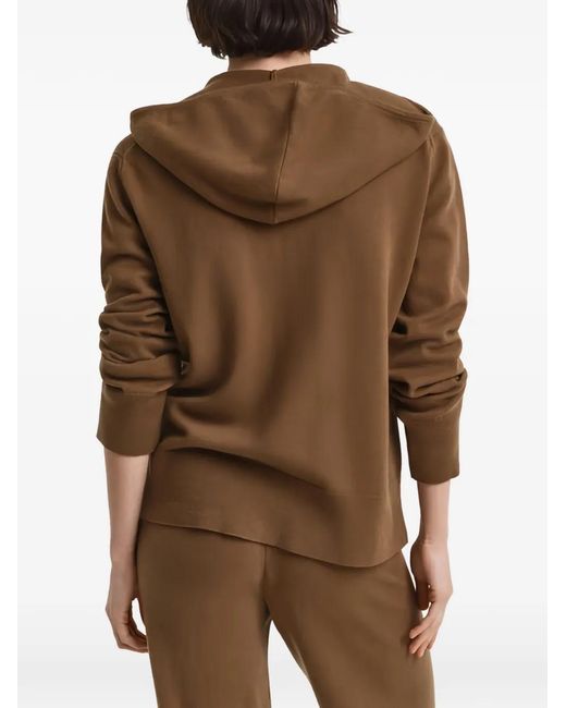 Gant Brown Zip-Up Hooded Jacket