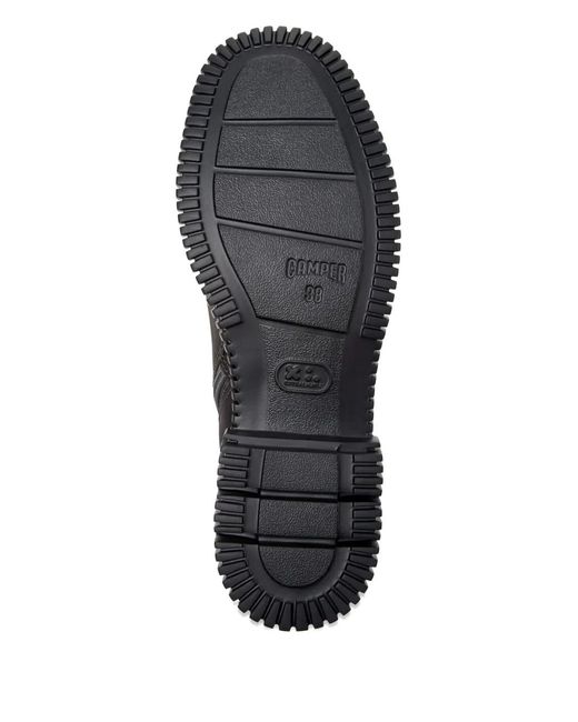 Camper Black Pix Lace-Up Combat Boots