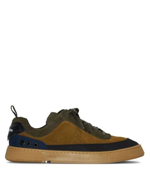 Osklen Brown Suede Low-Top Sneakers for men