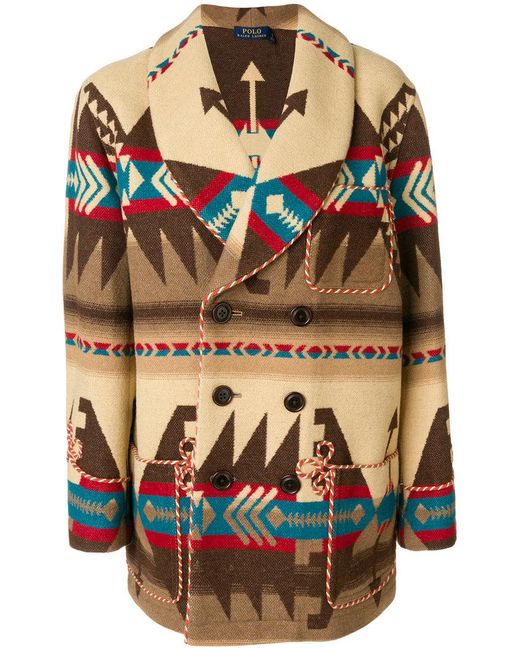 Polo Ralph Lauren Multicolor Aztec Print Jacket