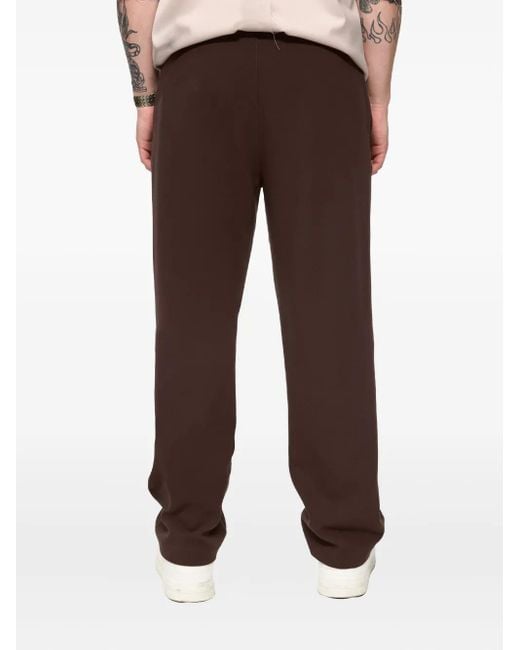 Pantaloni Sportivi 247 Con Coulisse di Hamza in Brown da Uomo