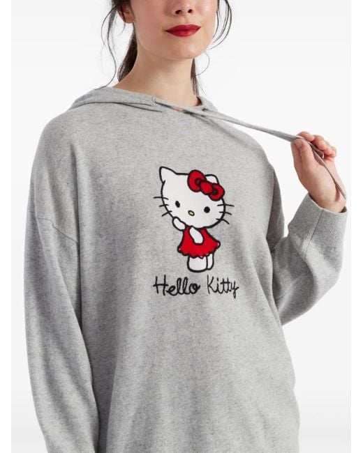 Chinti & Parker Gray X Hello Kitty Hoodie