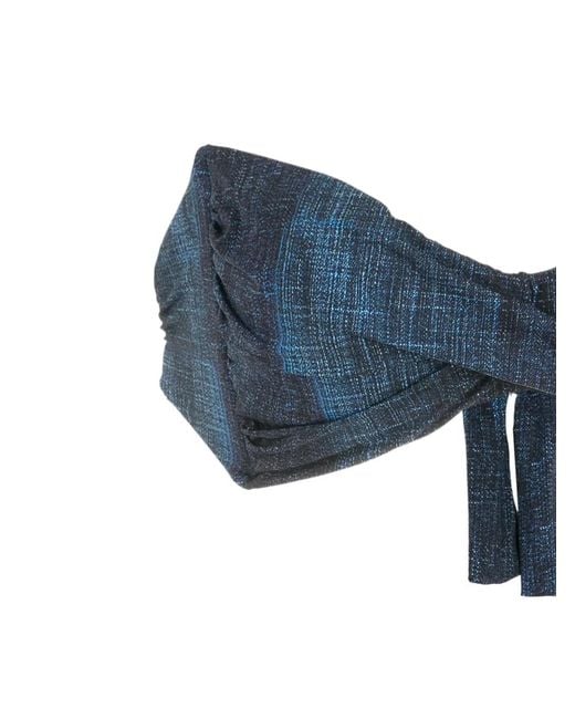 Set Bikini Con Stile Patchwork di Amir Slama in Blue