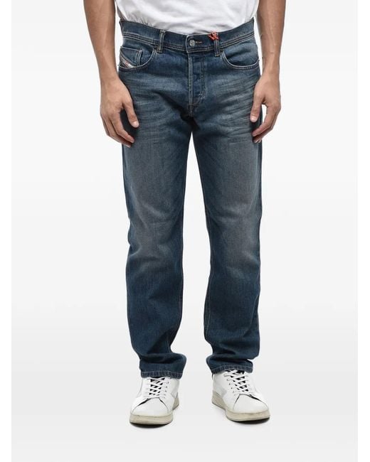 DIESEL Blue D-Finitive Tapered-Fit Jeans for men