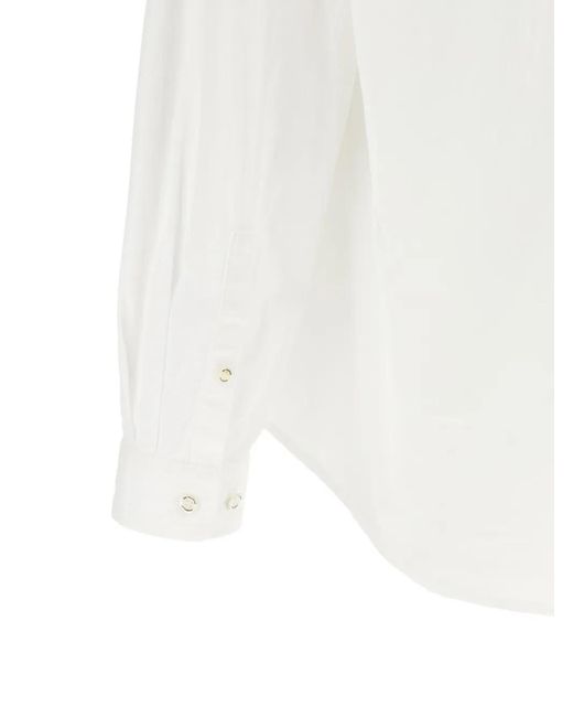 Undercover White Shepherd Pankou-Closure Shirt for men