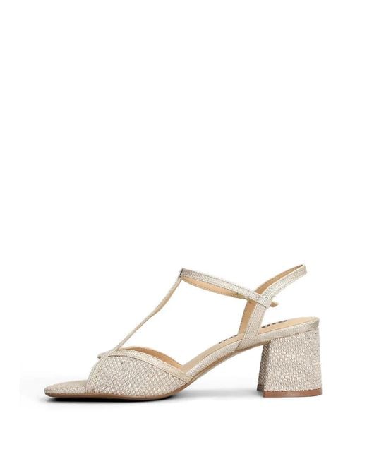 Bibi Lou White Maica Crystal-Embellished Sandals