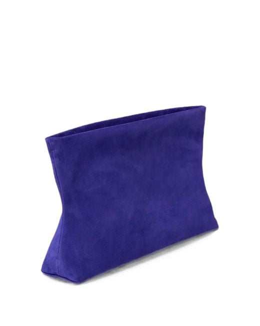 Marsèll Blue Diessepi Suede Clutch Bag