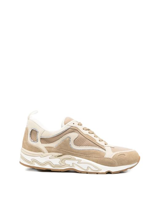 Sandro White Flame Sneakers