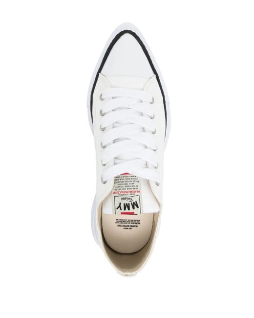 Maison Mihara Yasuhiro White Yucca Pointed-Toe Sneakers