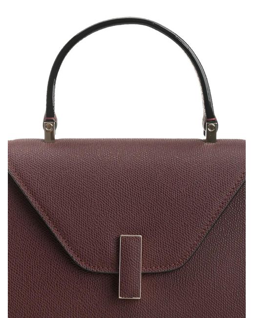 Valextra Purple Iside Tote Bag