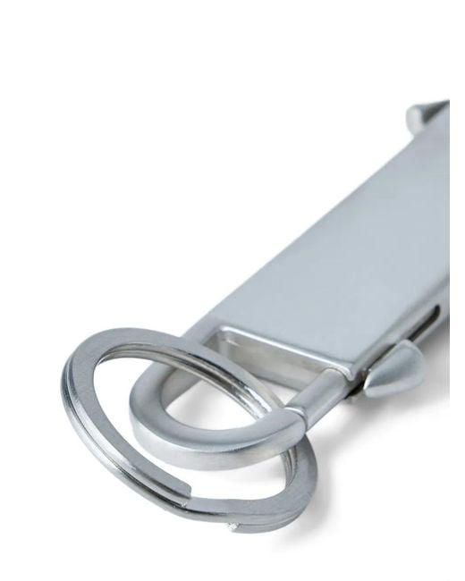 Rick Owens White Rectangular-Shape Key Holder
