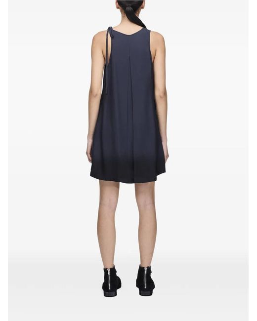 Y-3 Blue Ombre-Effect Sleeveless Mini Dress