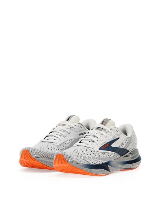 Brooks White Adrenaline Gts Sneakers for men