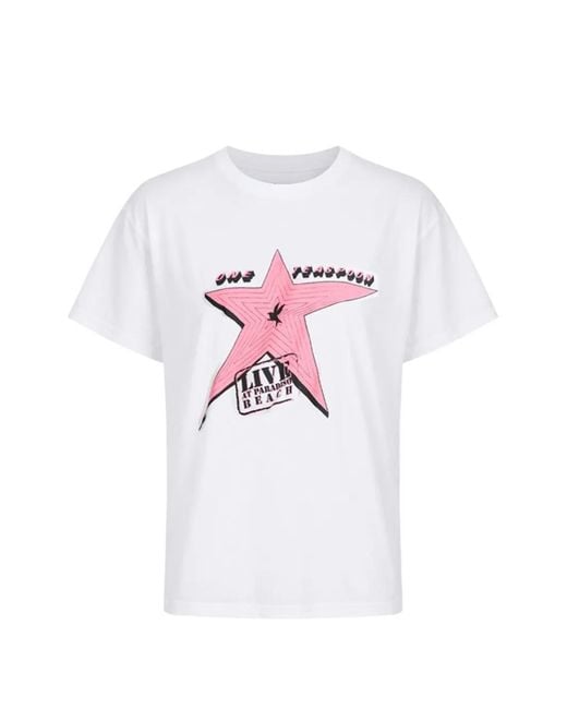 One Teaspoon White Star Tour T-Shirt