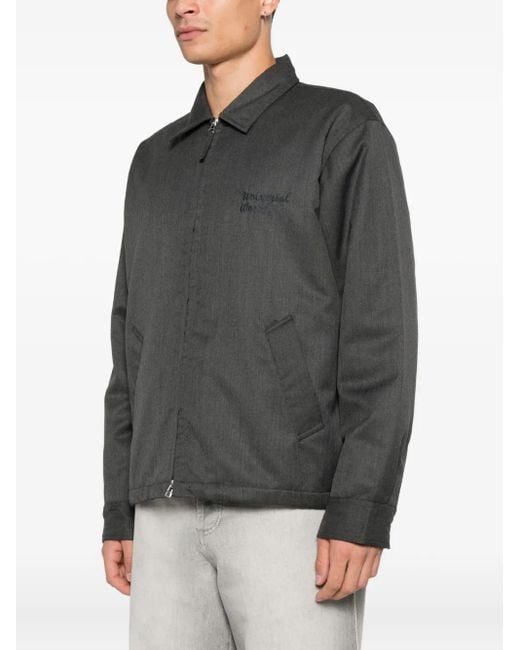 Universal Works Gray Zip-fastening Jacket for men