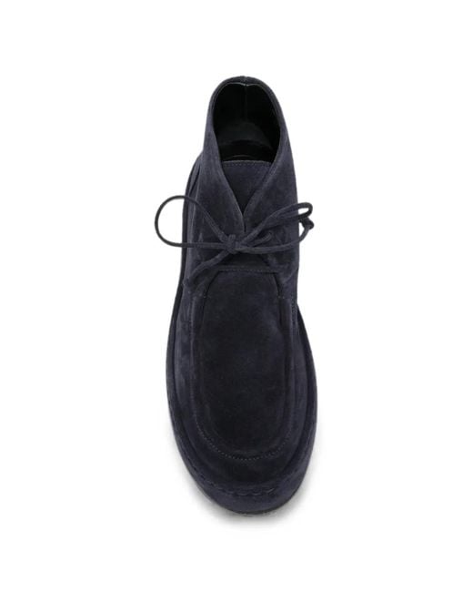 Agl Attilio Giusti Leombruni Blue Lace-Up Fastening Boots