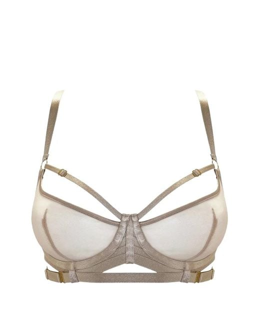 Bordelle Natural Signature Mesh Balconette Bra