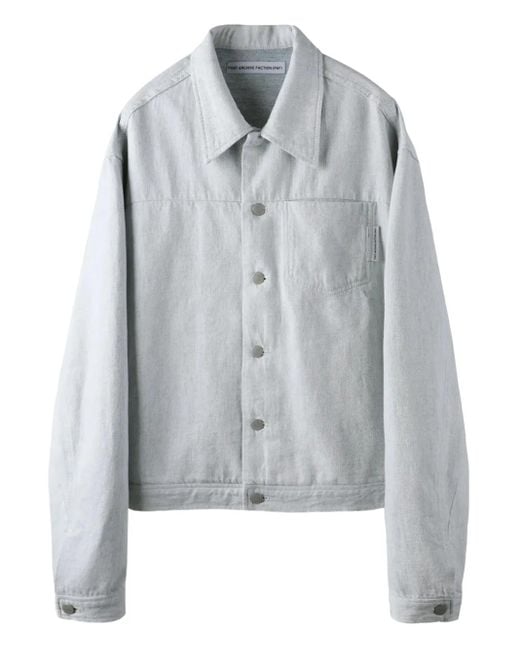 Giacca Denim 8.0 di Post Archive Faction PAF in Gray da Uomo