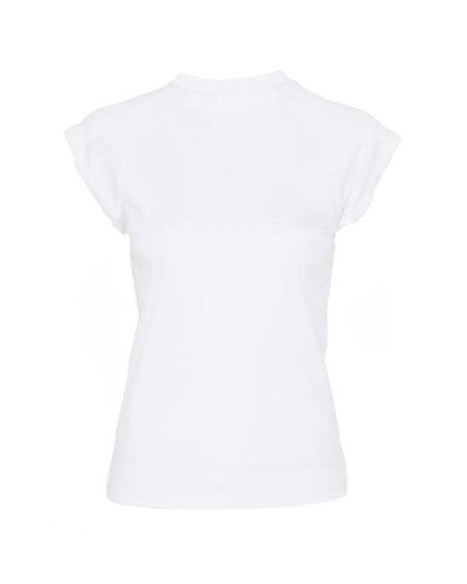 Psophia White Raglan-Sleeve T-Shirt