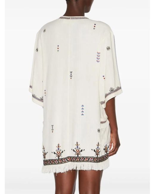 Isabel Marant Natural Kressy Mini Dress