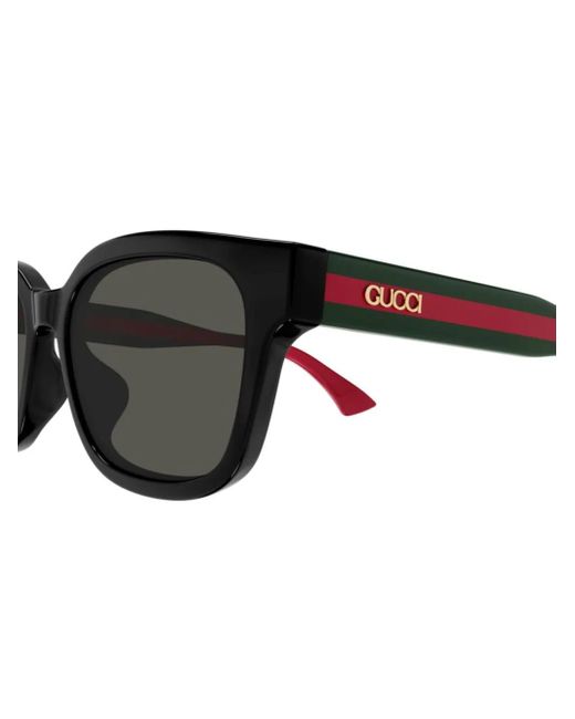 Gucci Black Square-Frame Sunglasses for men