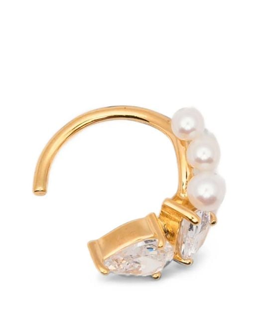 Completedworks Metallic Ear Cuff Mit Perlen