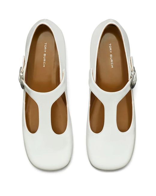 Tory Burch Violet フラットシューズ White
