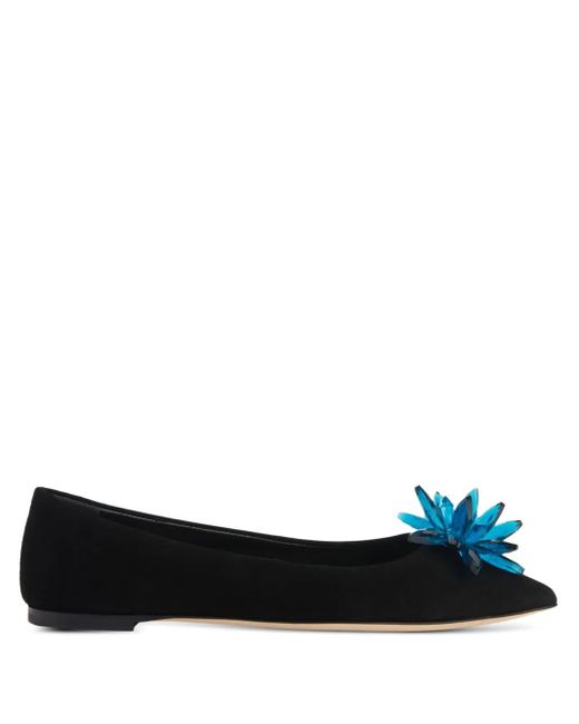 Giuseppe Zanotti Valliee フラットシューズ Black