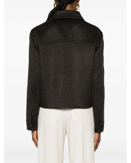 Brunello Cucinelli Black Flap-Pocket Jacket