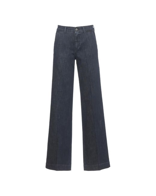 CIGALA'S Blue Long Straight-Leg Jeans
