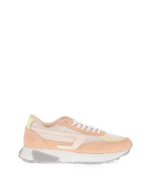DIESEL Pink S-Tyche Colour-Block Sneakers