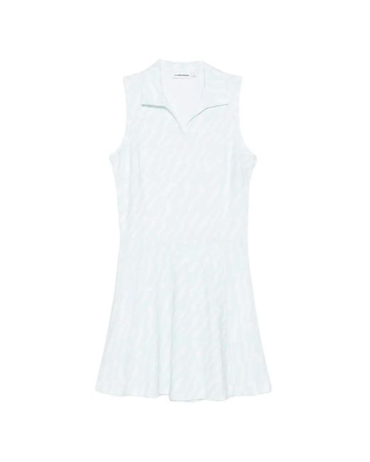J.Lindeberg White Danna Printed Mini Dress