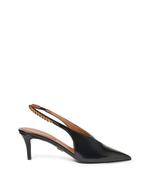 Stella McCartney Black Falabella Slingback Shoes