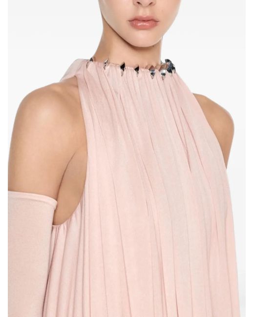 Chats by C.Dam Pink Draped Halter Top